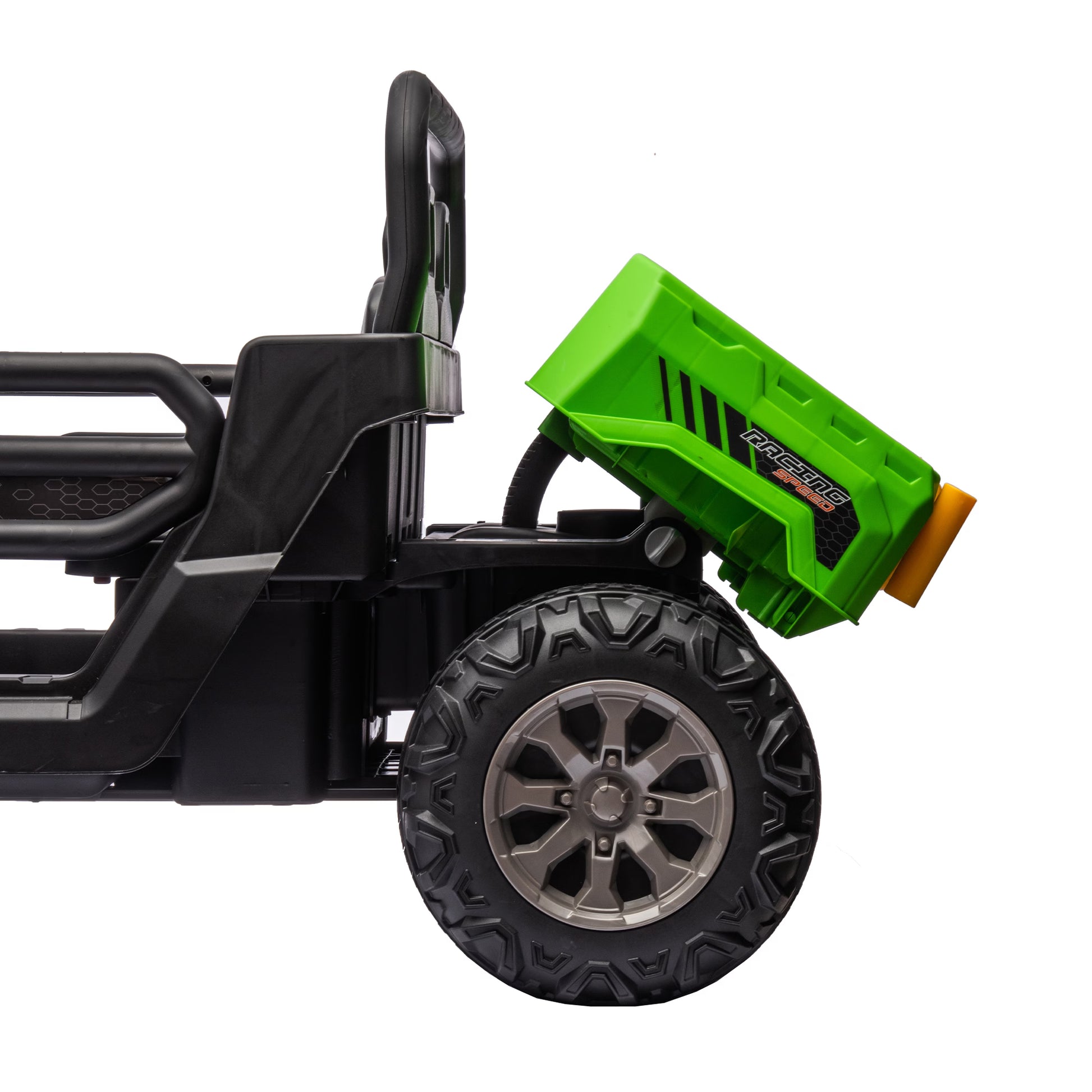 24V Ride on Truck 2 Seater Ride on UTV with 2X200W Motor Ride on Dump Truck with Dump Bed Shovel Ride on Car with Remote Control Electric Vehicle with Non Slip Tyre for Boys Girls