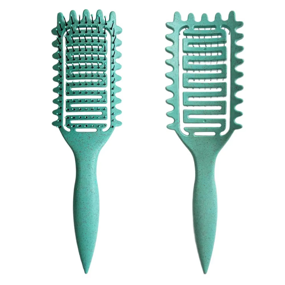 Massage Comb Brush Bristle Nylon Hair Popbrush Untangle Brush Scalp Massage Comb Hairbrush Pop Brush Hairdressing Styling Tool