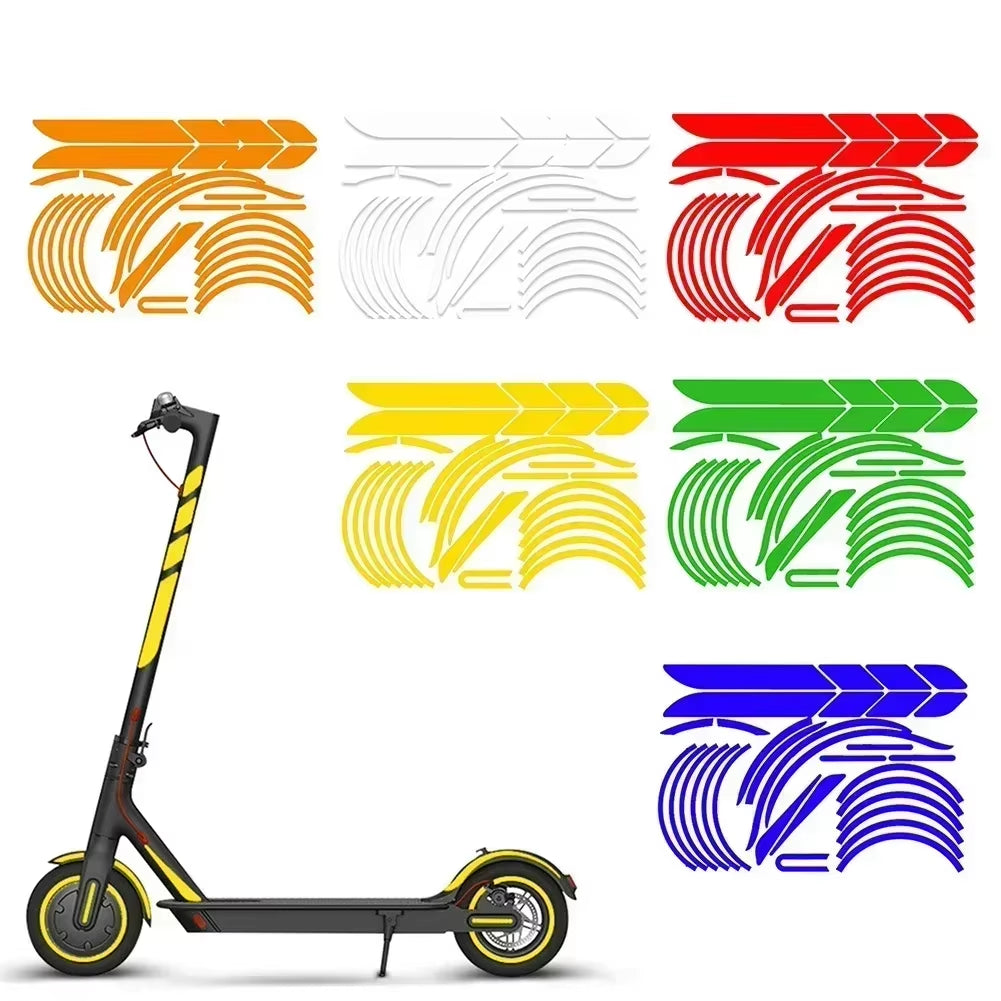 Electric Scooter Reflective Sticker for Body Reflective Stickers Reflector Electric Scooter Accessories