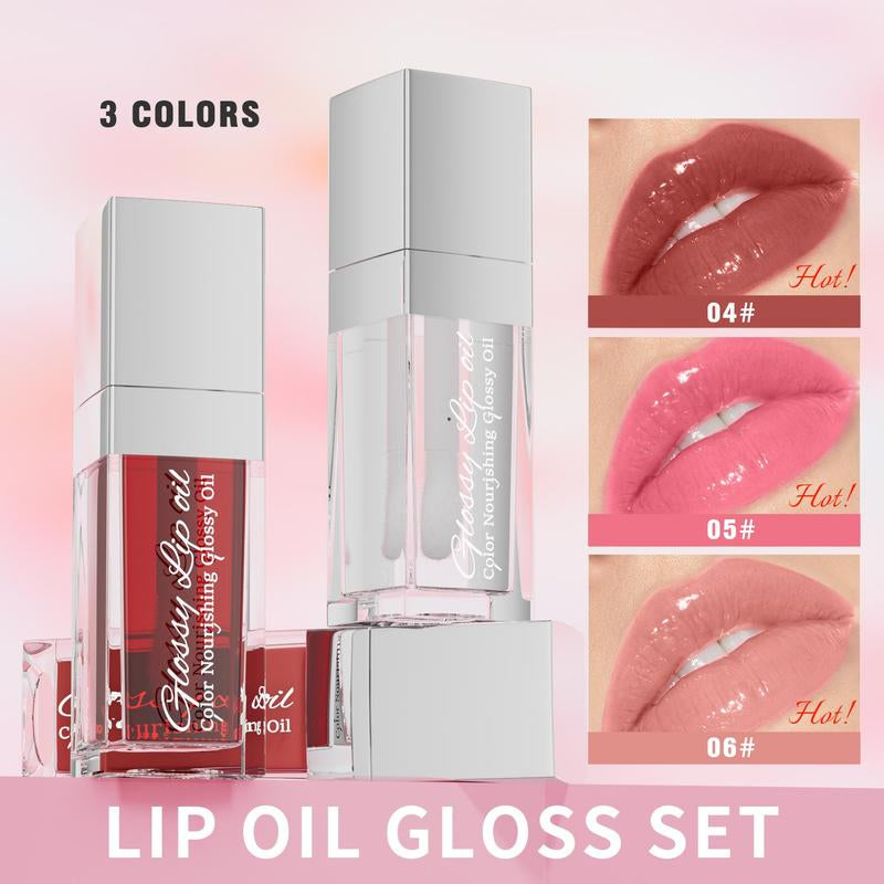 Juicy Moisturizing Lip Oil, Long Lasting Tinted Mirror Lip Gloss, Glossy Lip Glaze Stick, Plumping Lip Oil Lip Stick for All Occasions Makeup, Lip Care Products