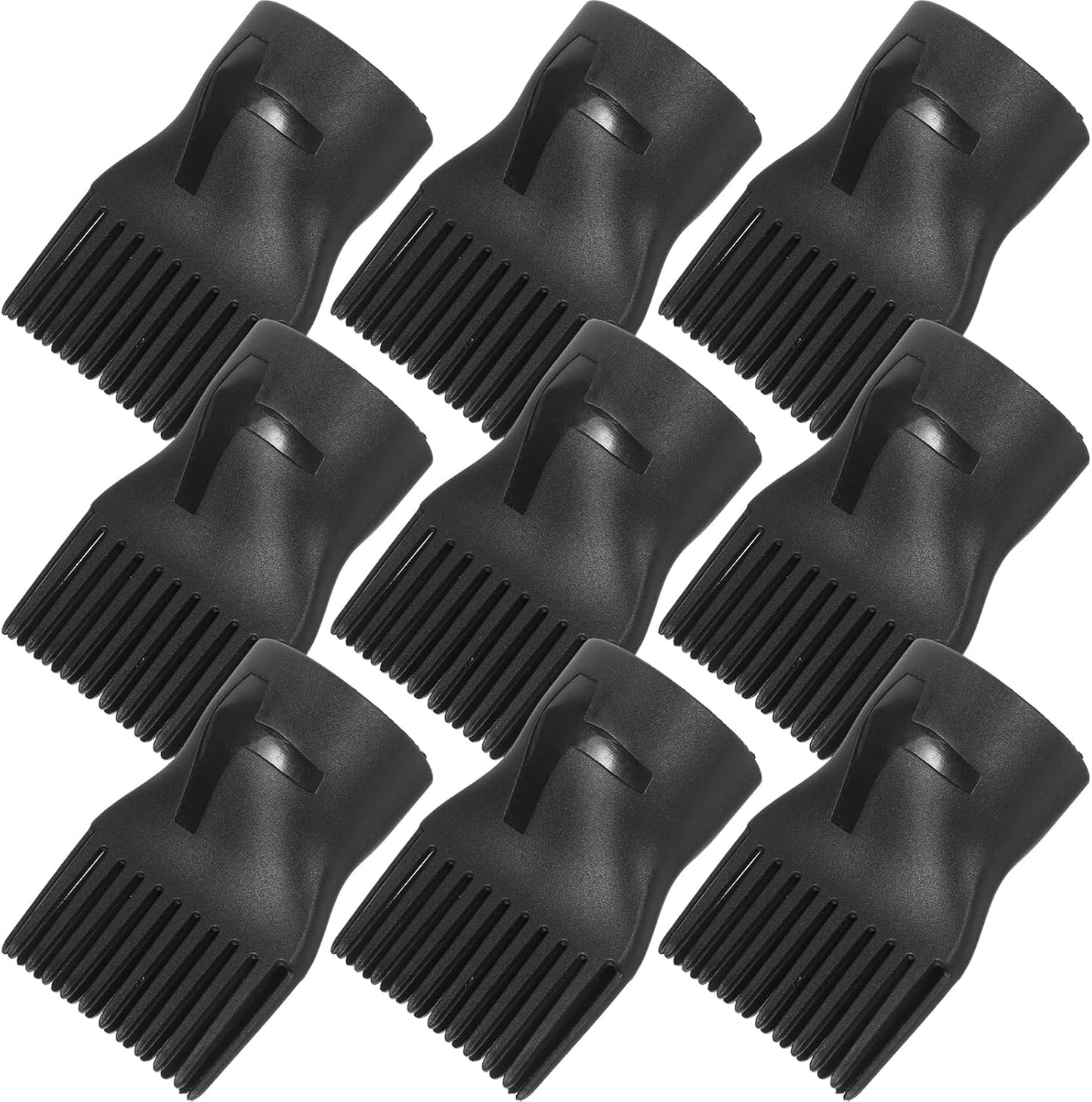 10 Pcs Hair Dryer Comb Attachment Blow Dryer Hair Styling Pik Blow Dryer Comb Attachment for Hair Comb Hair Dryer Hair Dryer Pick Attachment Collector Plastic Professional Grade