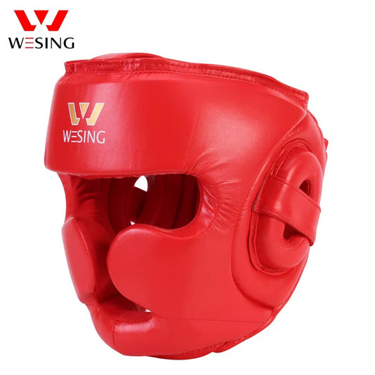 Microfiber Boxing Headgear Full Protection Kickboxing Head Protector Martial Art Head Guard Protective Head Gears