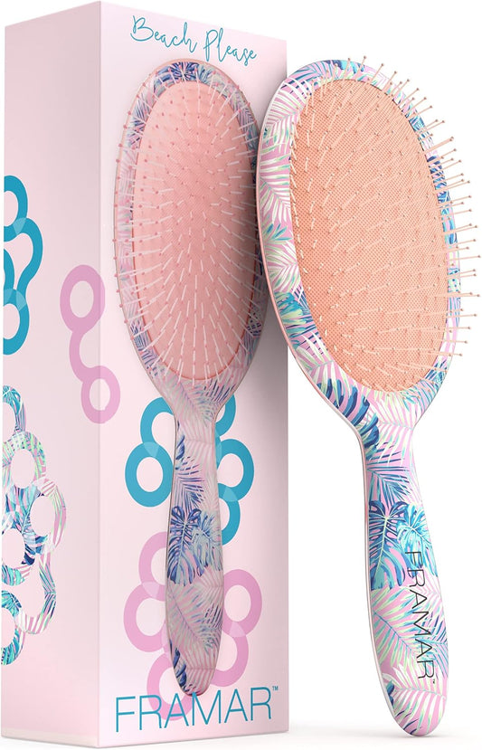 Flowers Wet Detangler Brush Brushes for Hair, Wet Dry Brush, Hair Detangler Brushes, Hairbrush for Women, Curly Hair Brush Detangler, Tangle Brush, Kids Brushes for Hair, Kids Hair Brush