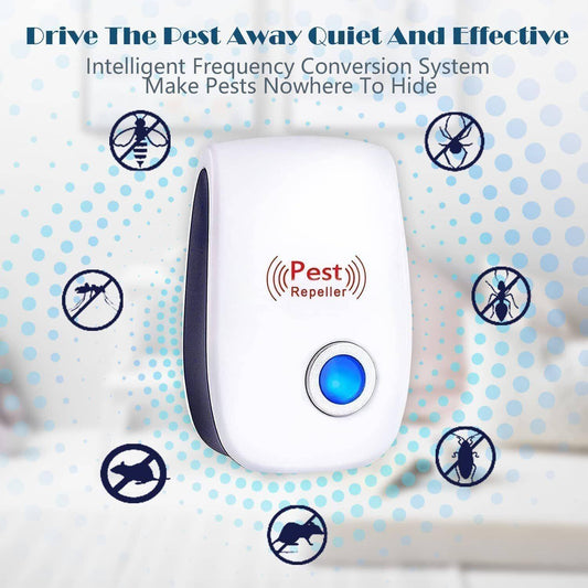 10x Pest Repeller Reject Ultrasonic Electronic Rat Mouse Mosquito Insect Control