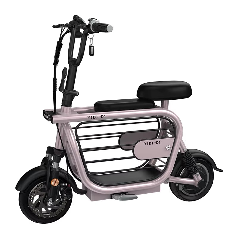 Electric Motorcycle Mini Small Electric Scooter Electric Scooter with per Carrier