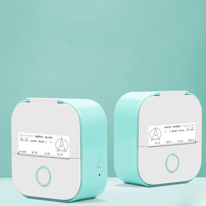 Portable Mini Thermal Label Printer Home Photo Printer