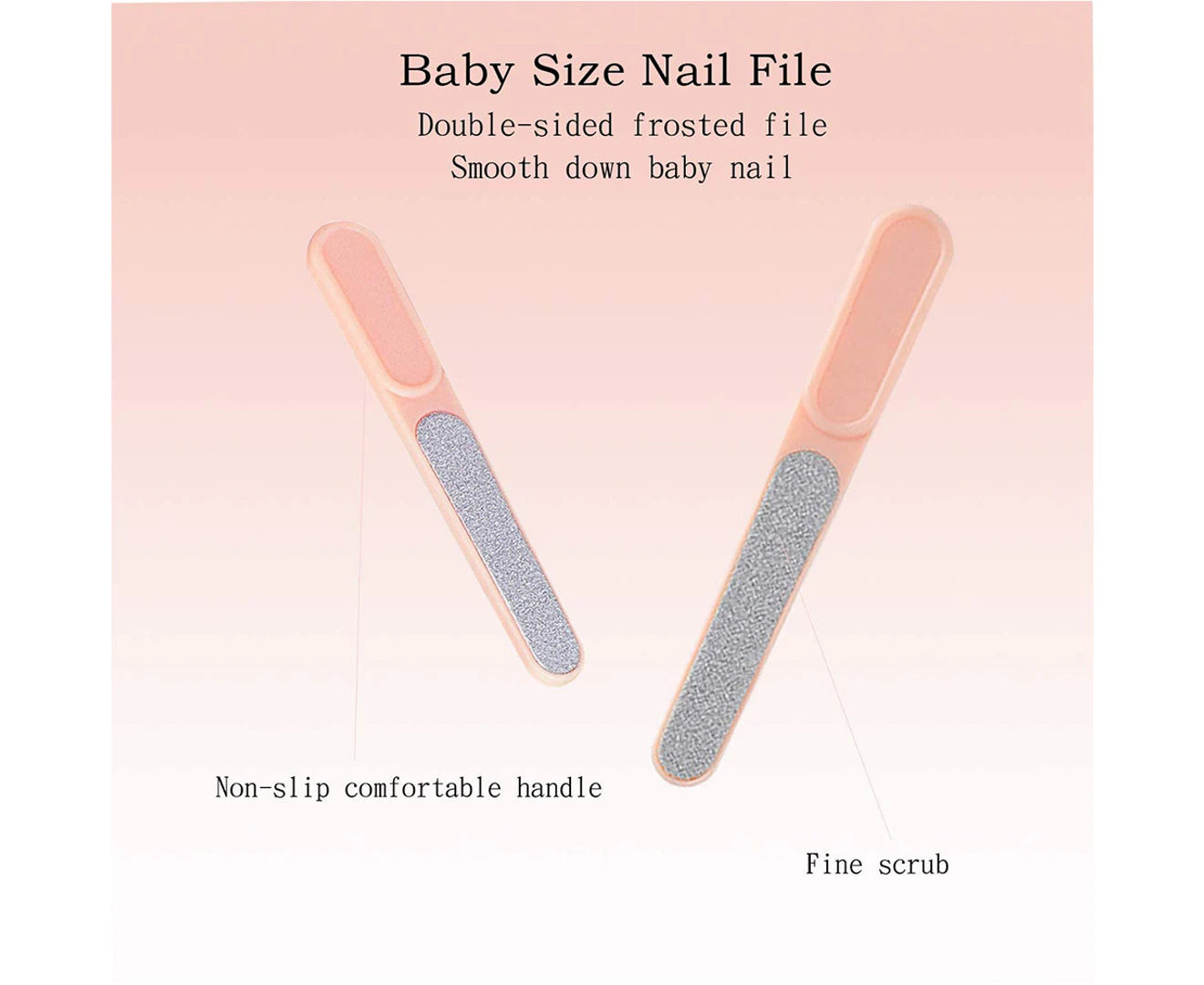 Baby Nail Kit,Baby Nail Care Set 4 in 1,Including Baby Nail Clippers