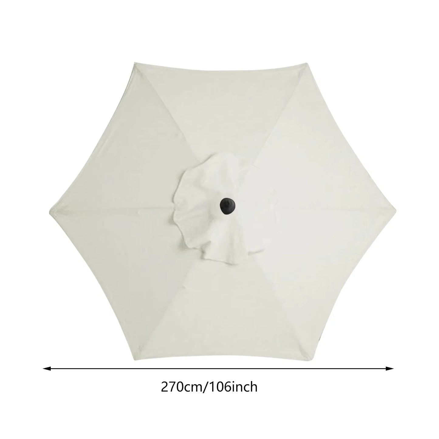 Waterproof Outdoor Garden UV Protection Parasol Sunshade Umbrella Cover Cloth