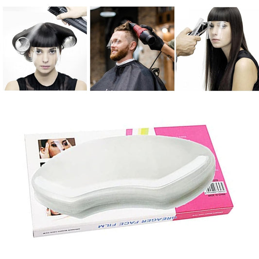 50Pcs Haircut Mask Eye Shield Guard Disposable Transparent Hairdressing Bangs Protect Cover Shield