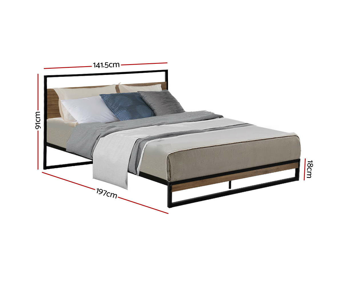 Bed Frame Double Size Metal Frame DANE