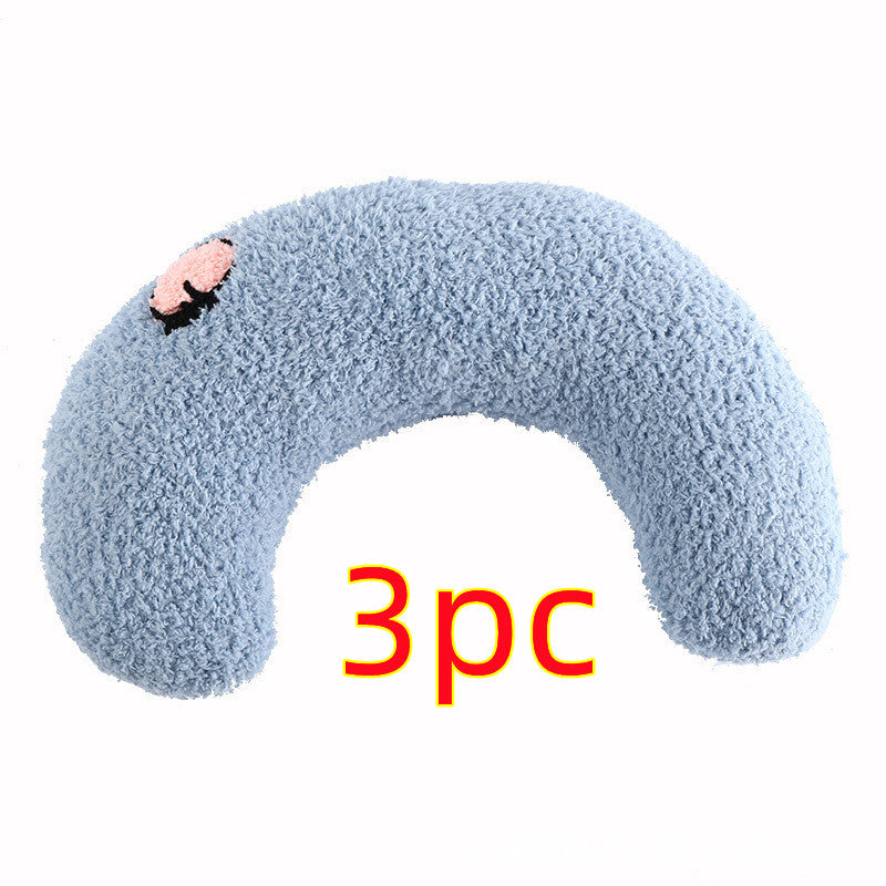 Little Pillow for Cats Fashion Neck Protector Deep Sleep Puppy U-Shaped Pillow Pets Pillow Kitten Headrest Dog Sleeping Pillow Pet Products